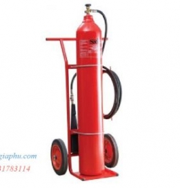 Bình chữa cháy xe đẩy CO2 45kg