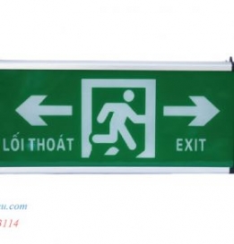 Đèn Exit chỉ hướng 2 mặt