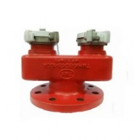 Đầu trụ tiếp nước 2 ngã DN65 2DN65xDN100 + KĐ