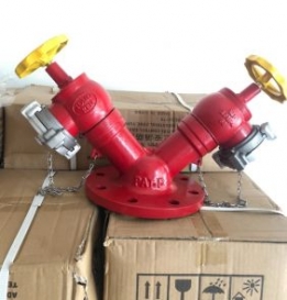 Đầu trụ chữa cháy tomoken 2DN65xDN100 + KĐ