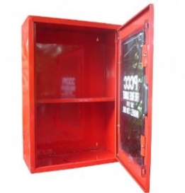 Tủ chữa cháy KT 400x600x220 tôn 0.8 mm sơn tỉnh điện màu đỏ