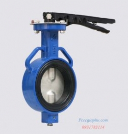 Van bướm tay gạt lá cao su