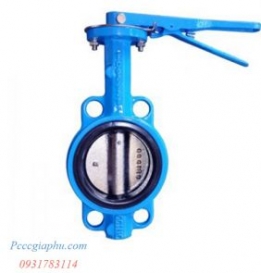 Van bướm tay gạt với lá van bằng inox