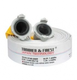 Vòi chữa cháy D65x10mx1.6Mpa FIREST kèm khớp nối GOST + KĐ