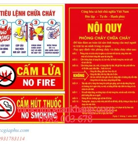 Tiêu lệnh phòng cháy chữa cháy