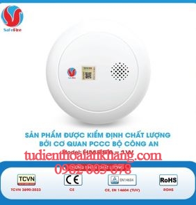Đầu báo khói liên động không dây SafeFire HM2SA-1W