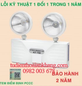 Đèn sạc chiếu sáng khẩn cấp KT750 PIN