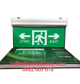 Đèn exit thoát hiểm 2 hướng VIN-TH-001