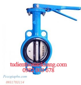 Van bướm tay gạt với lá van bằng inox